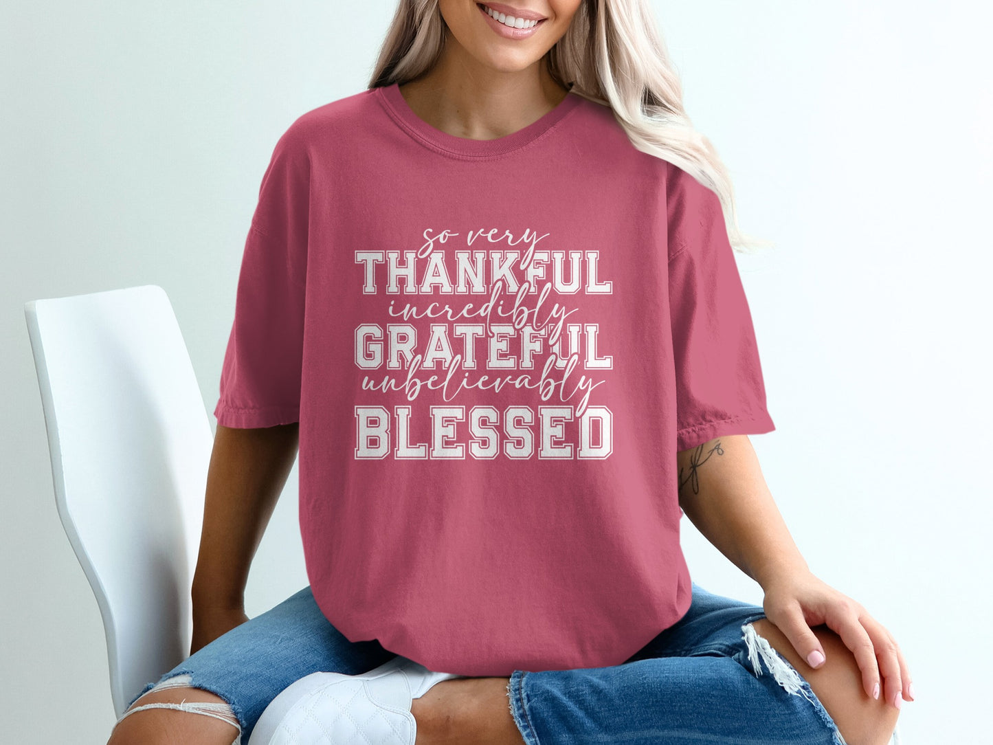 So Very Thankful Grateful Unbelievably Blessed Shirt