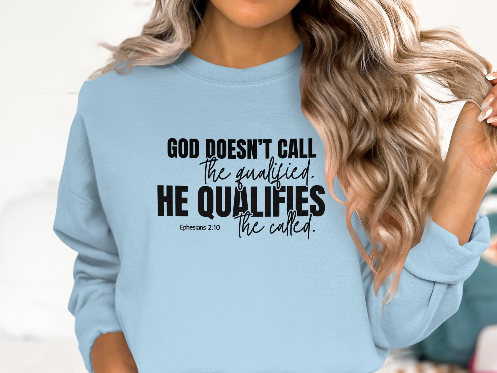 God Doesn't Call The Qualified He Qualifies product type