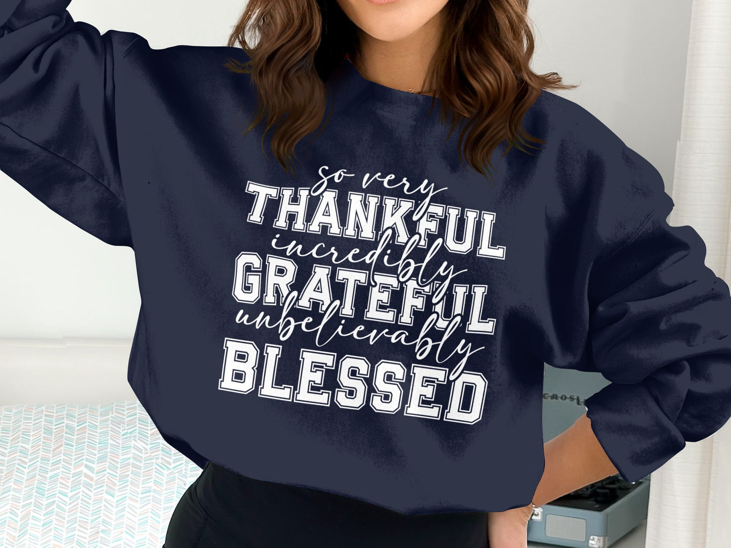 So Very Thankful Grateful Blessed Shirt