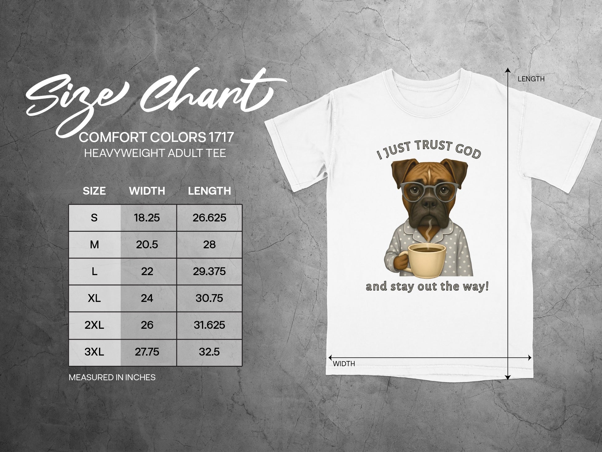 I Just Trust God and Stay Out the Way Tee