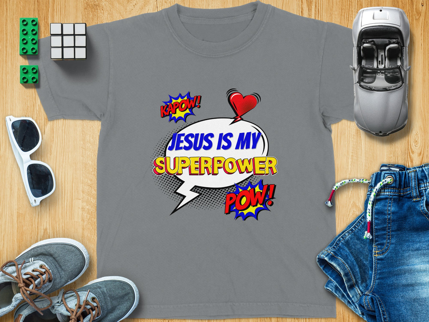 Jesus Is My Superpower Graphic T-shirt