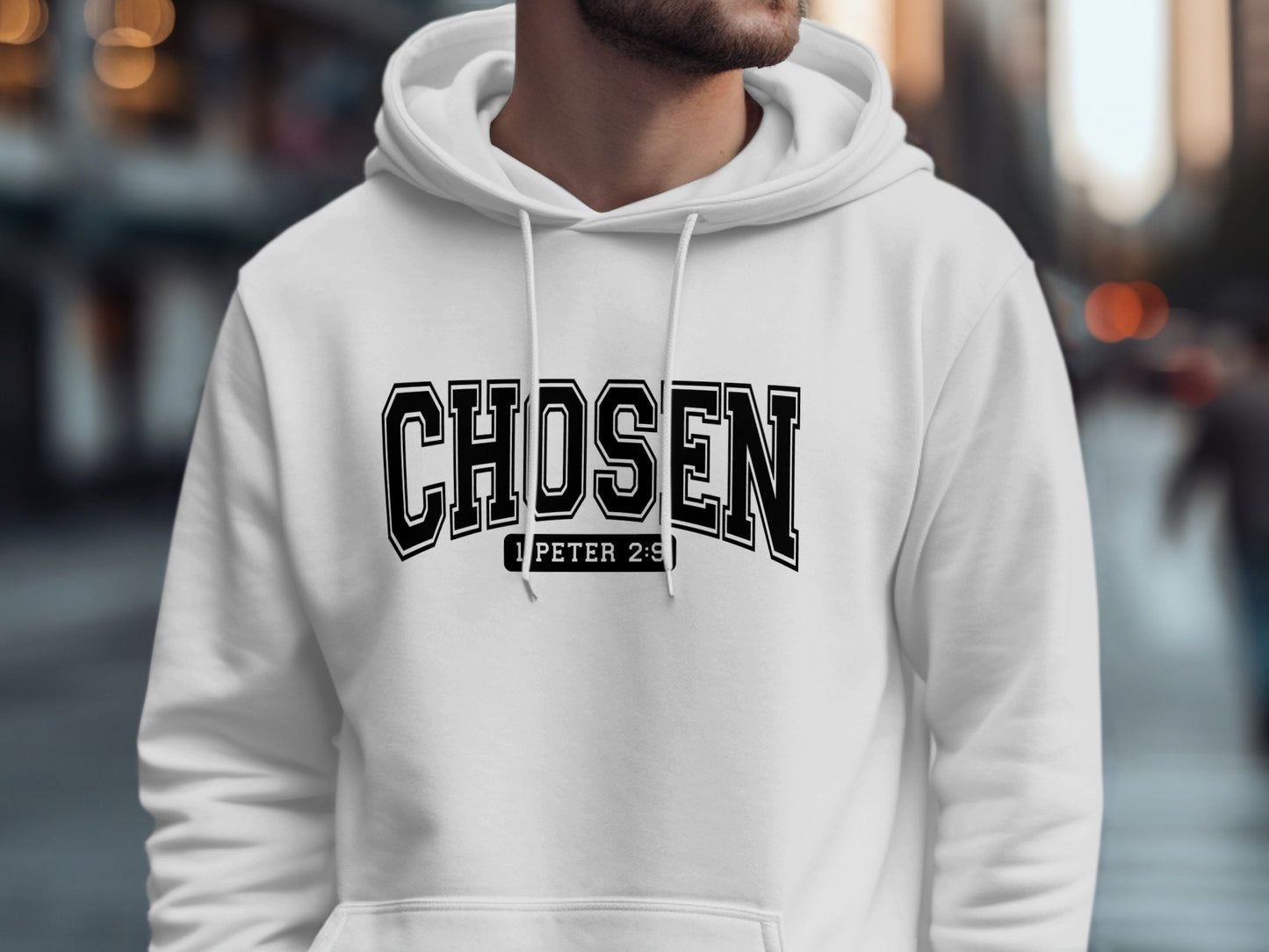 Chosen Peter 2:9 Hoodie for Inspirational Fashion Product