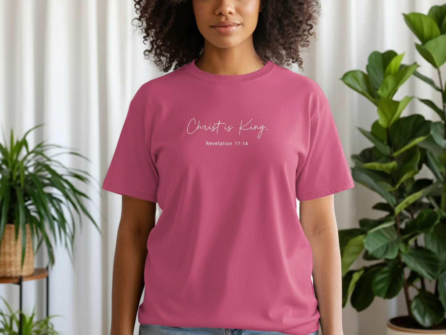 Christ Is King Revelation 17:14 Inspirational T-shirt