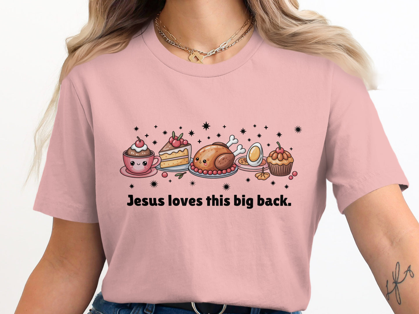 Jesus Loves This Big Back Graphic T-shirt