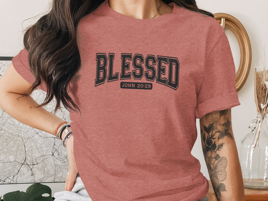 Blessed John 2029 Lettering Inspirational Clothing