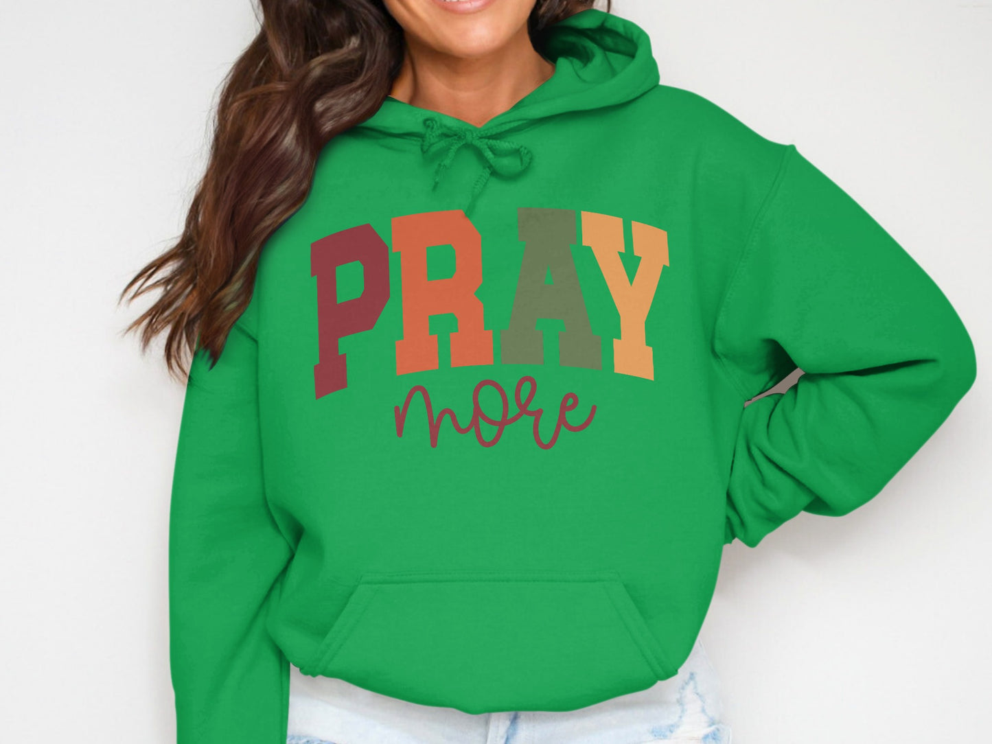 Pray More Graphic Hoodie for Stylish Comfort