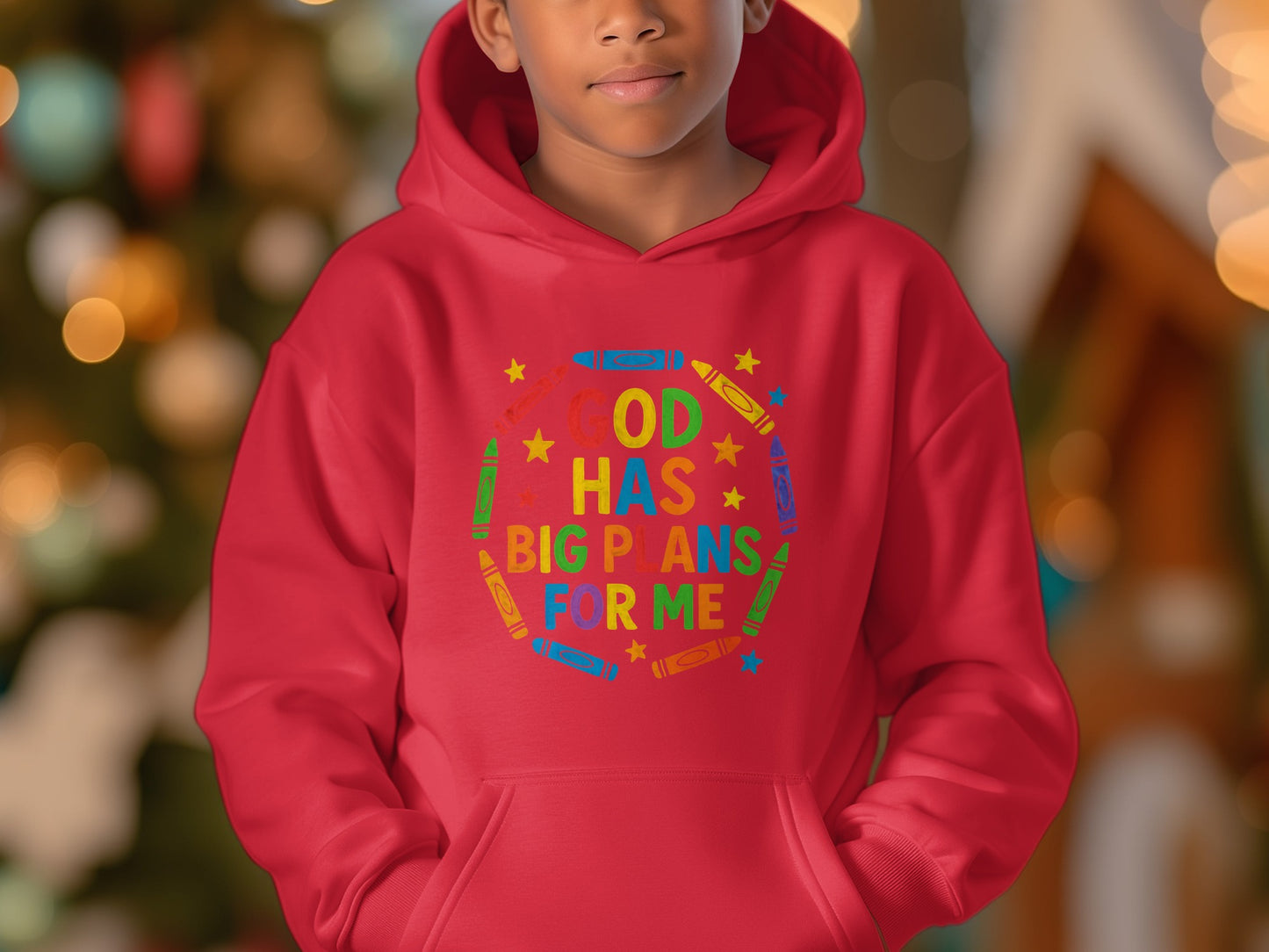 God Has Big Plans For Me Colorful Hoodie