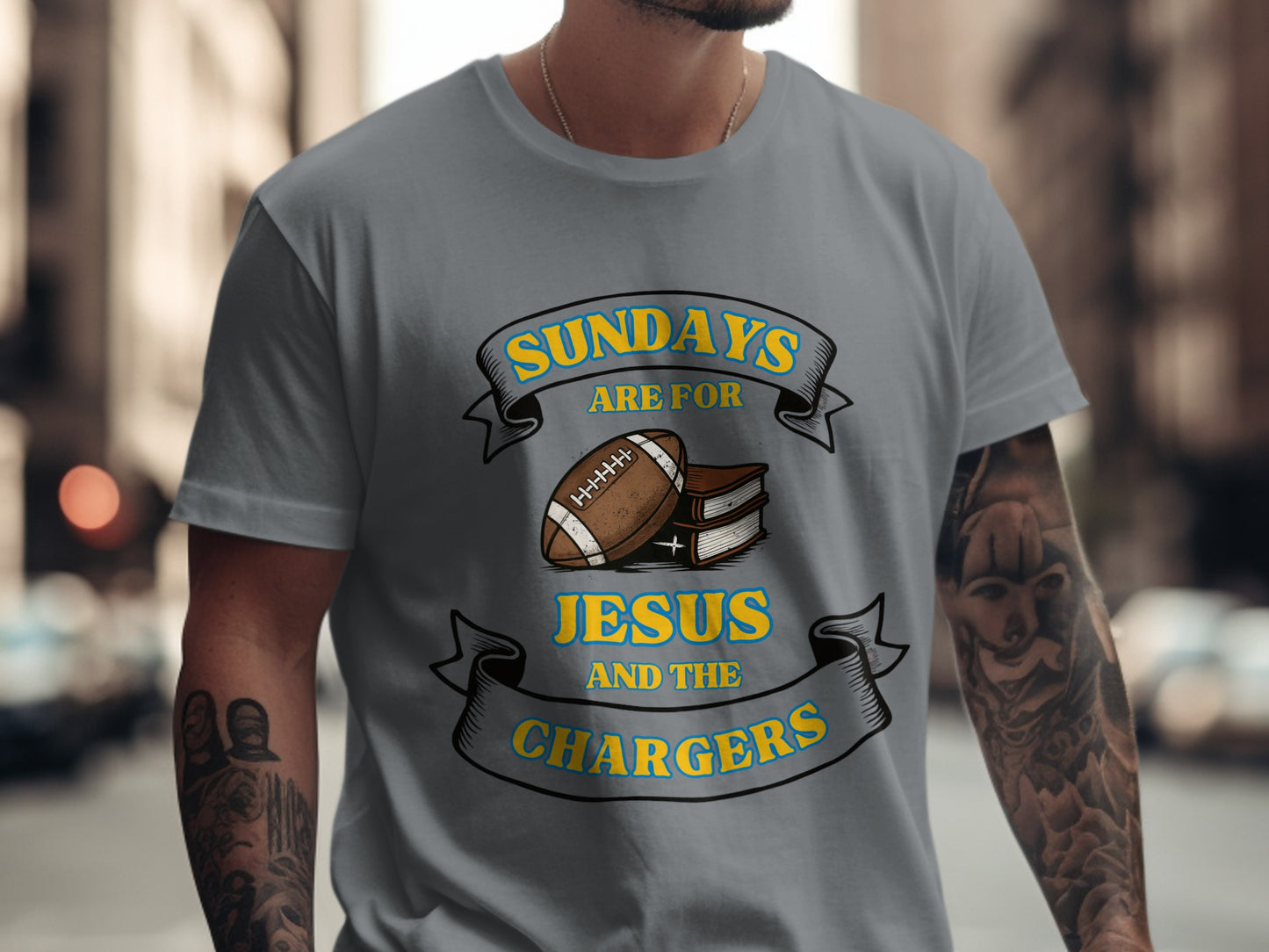 Sundays Are For Jesus And The Chargers T-shirt product
