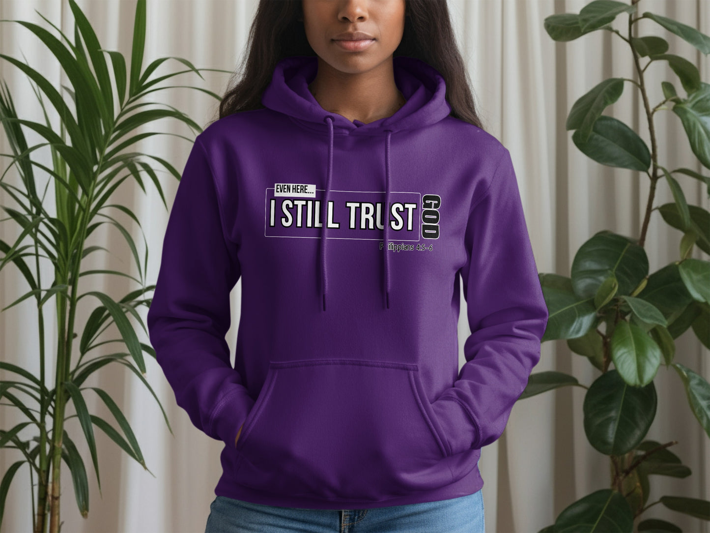 I Still Trust God Inspirational Graphic Hoodie product type