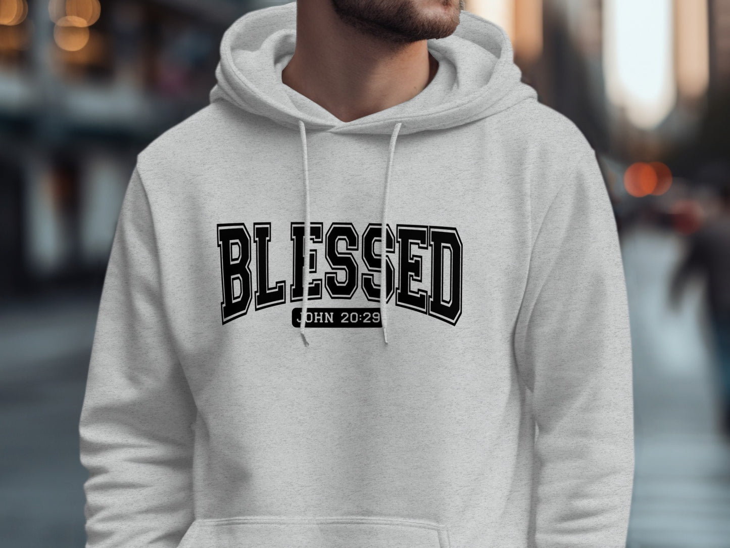 Blessed John 20:29 Hoodie Perfect Inspirational Apparel