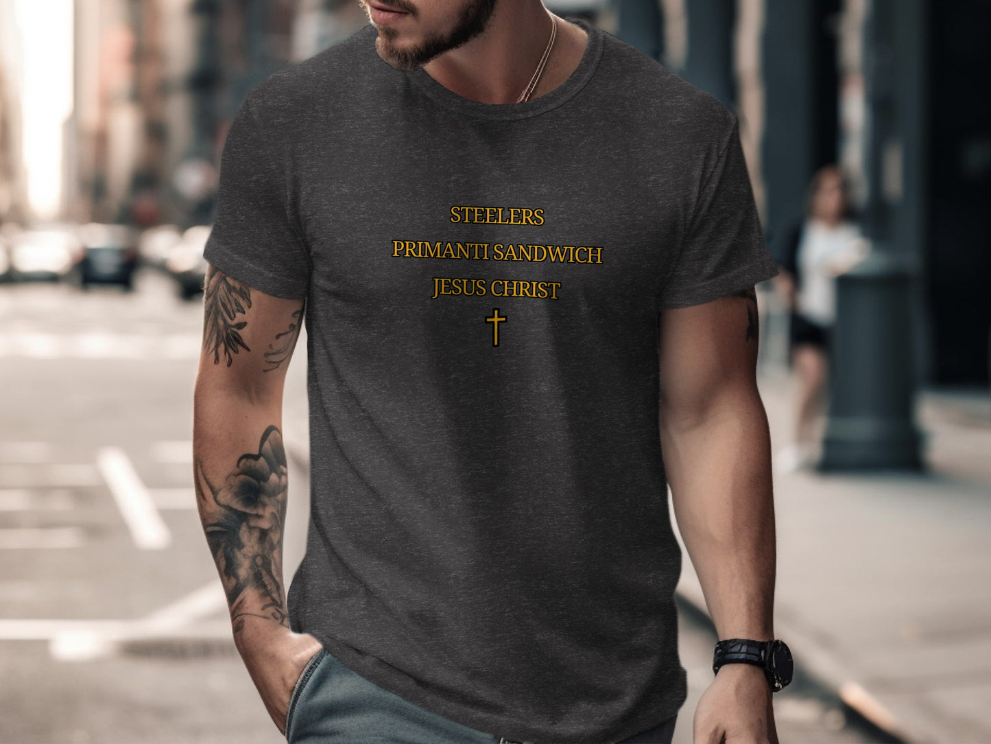 Steelers Primanti Sandwich Jesus Christ Shirt product
