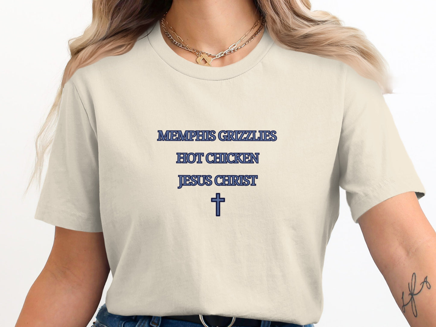 Memphis Grizzlies Hot Chicken Jesus Christ Shirt