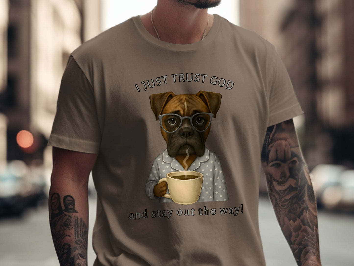 I Just Trust God And Stay Out The Way Shirt