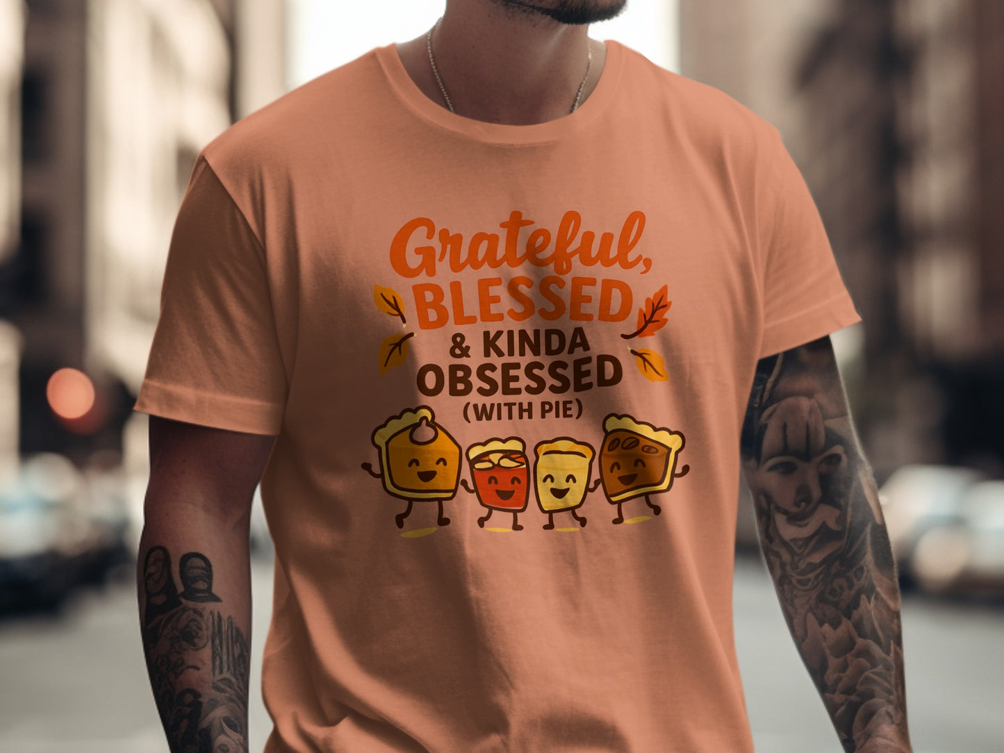 Grateful Blessed Kinda Obsessed With Pie T-shirt