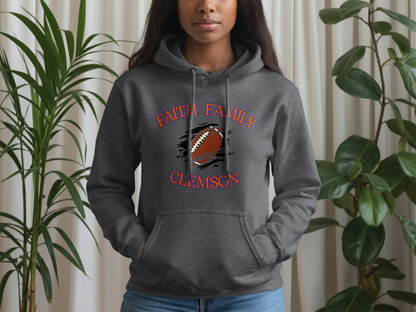 Faith Family Clemson Football Hoodie product