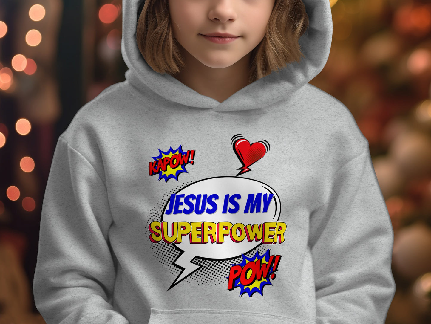 Jesus Is My Superpower Hoodie Perfect for All Ages