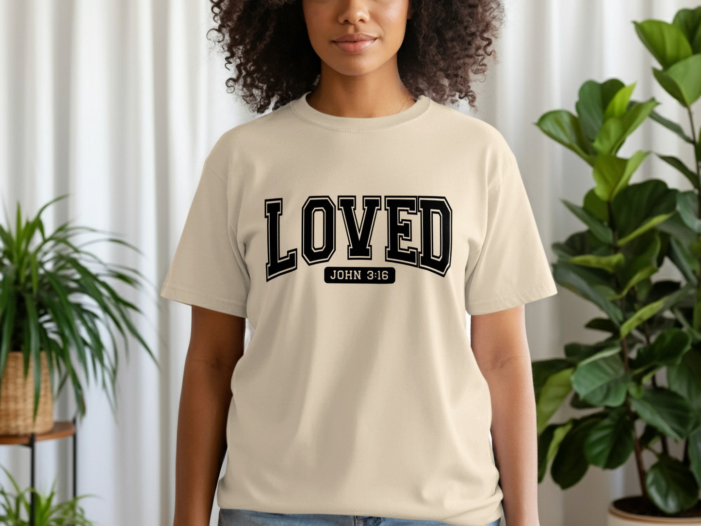Loved John 3:16 Christian Faith Inspired T-Shirt