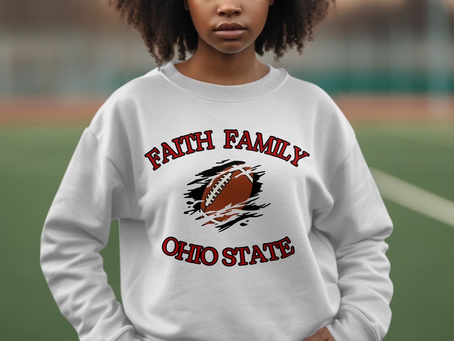 Faith Family Ohio State Graphic Printed Shirt product