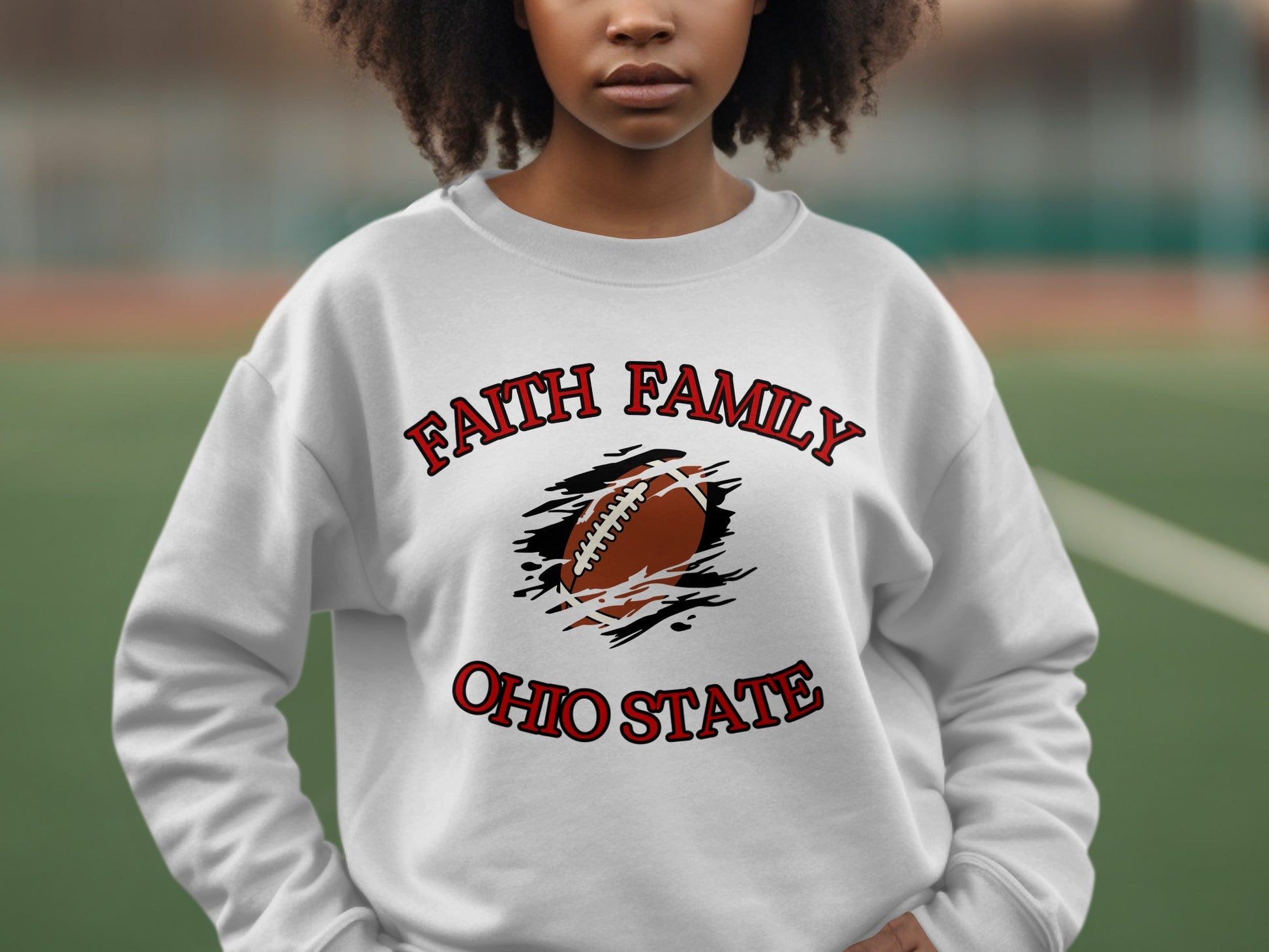 Faith Family Ohio State Graphic Printed Shirt product