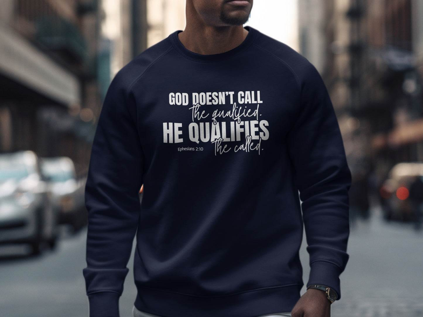 God Qualifies The Called Inspirational Sweatshirt product