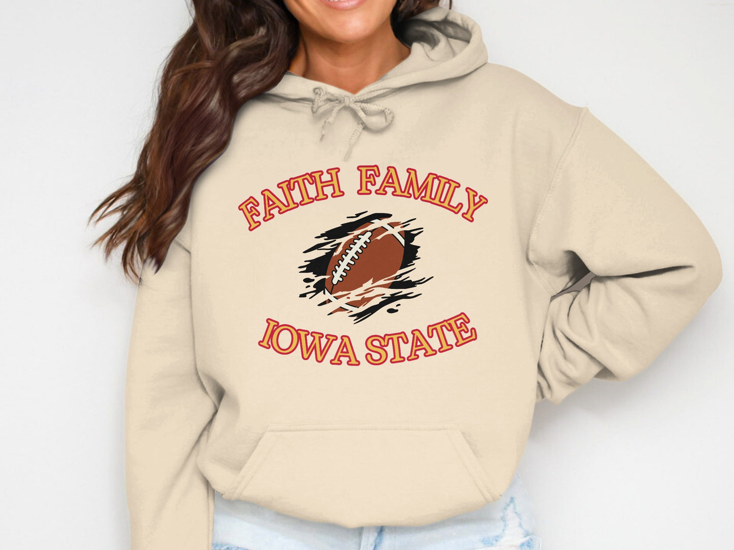 Faith Family Iowa State Football Sweatshirt product