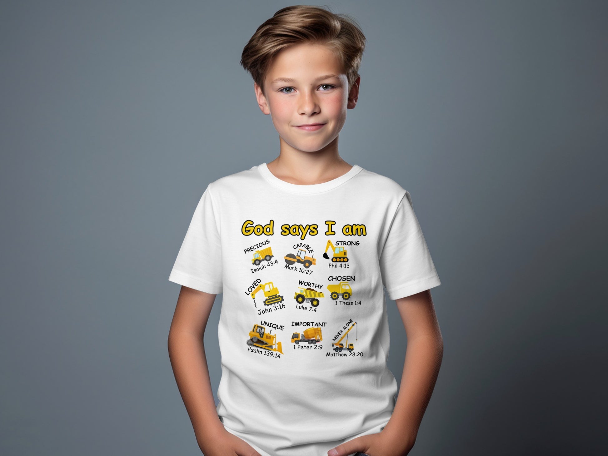 God Says I Am Unique Important Loved Strong T-Shirt