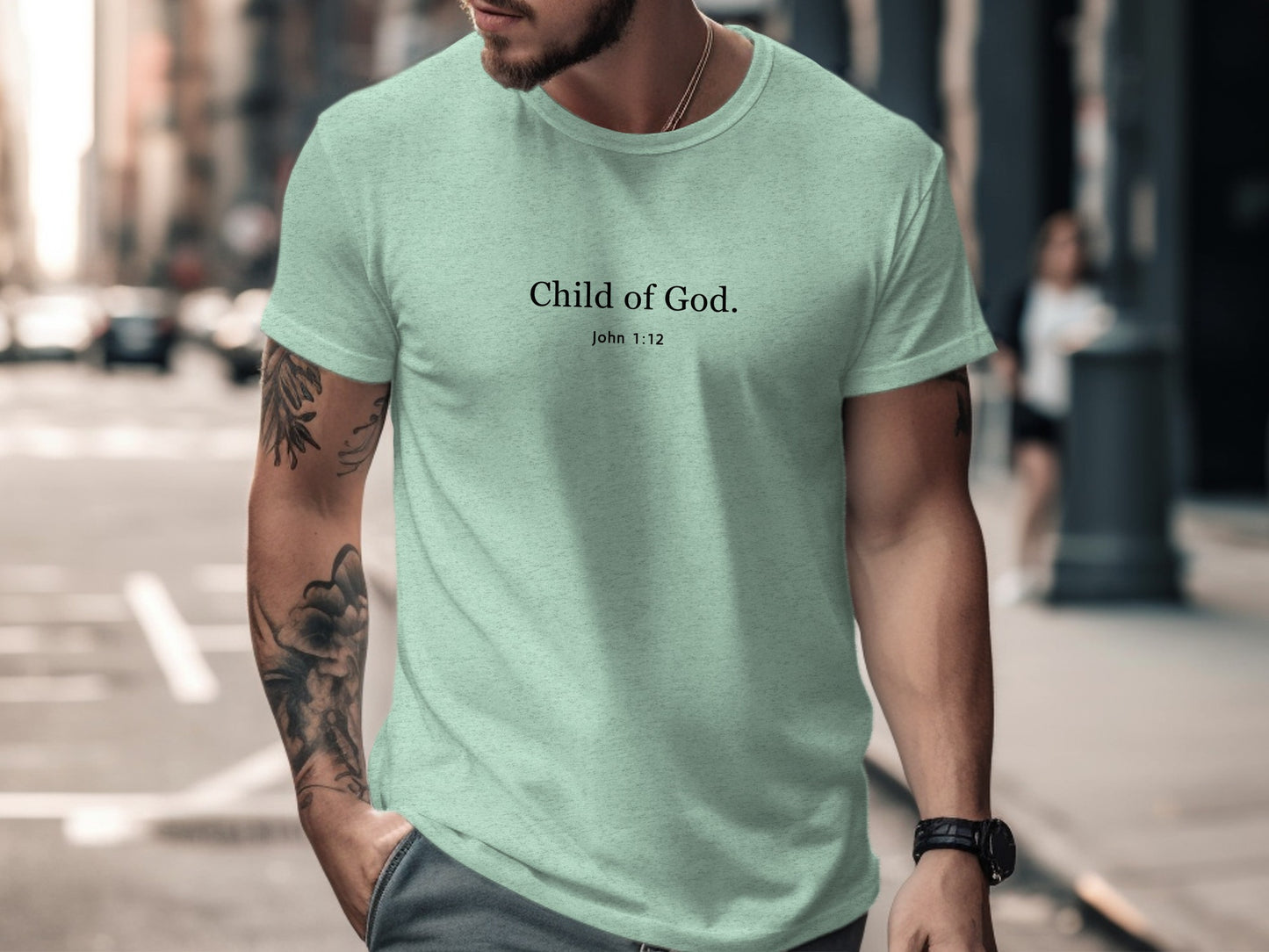 Inspirational Child of God John 1 12 T-Shirt Product