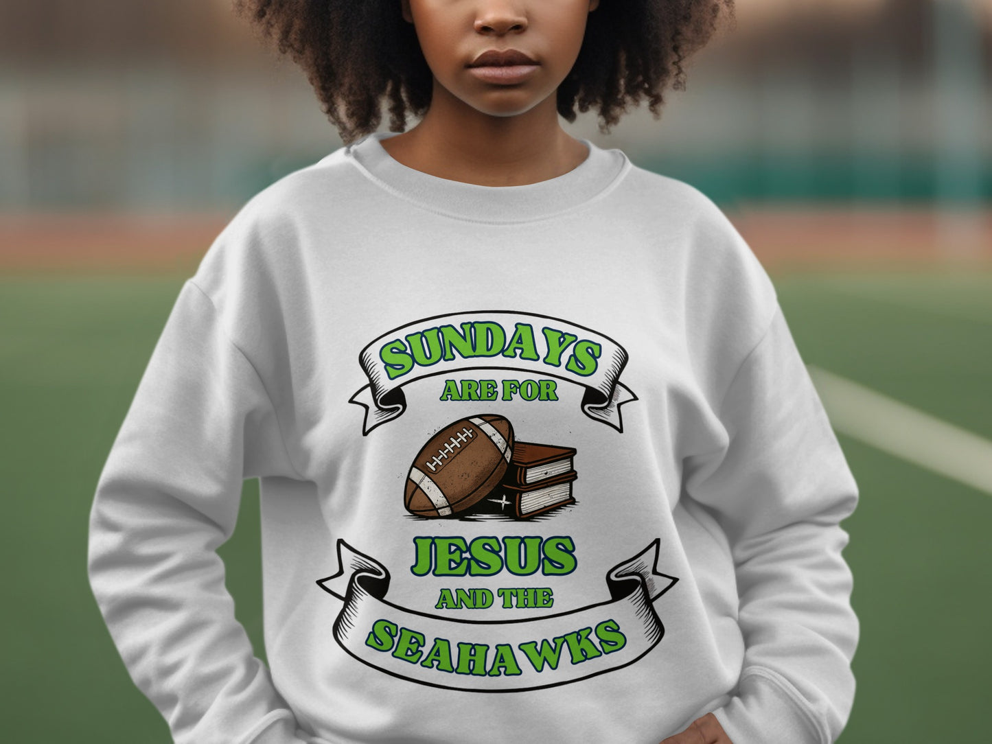 Sundays Are For Jesus And The Seahawks Sweatshirt product