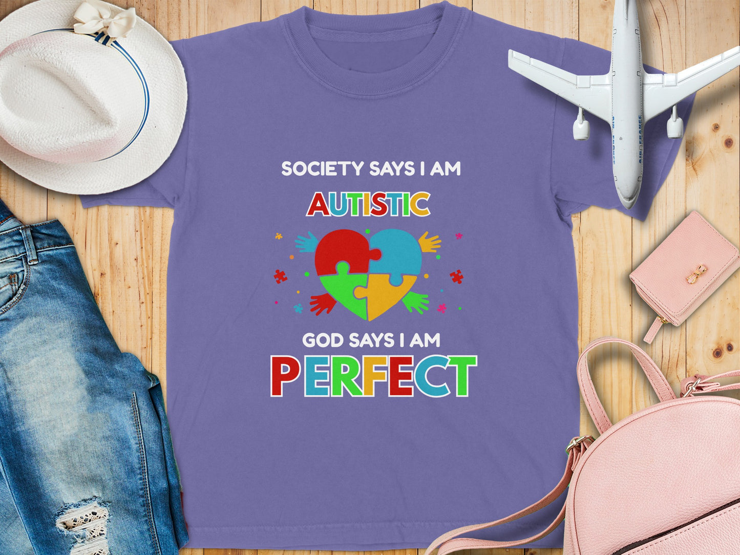 Society Says I Am Autistic God Says I Am Perfect shirt