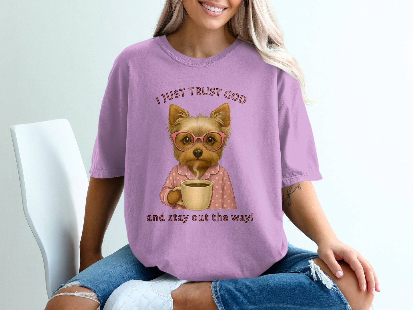 I Just Trust God and Stay Out the Way T-shirt
