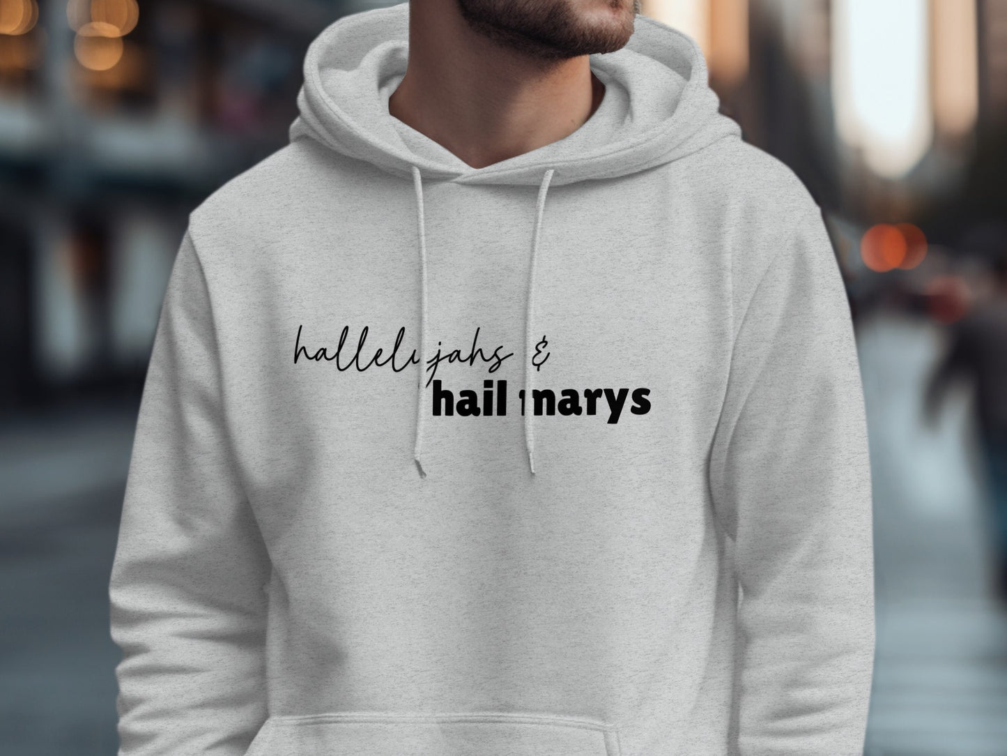 Hallelujahs and Hail Marys Graphic Hoodie product type