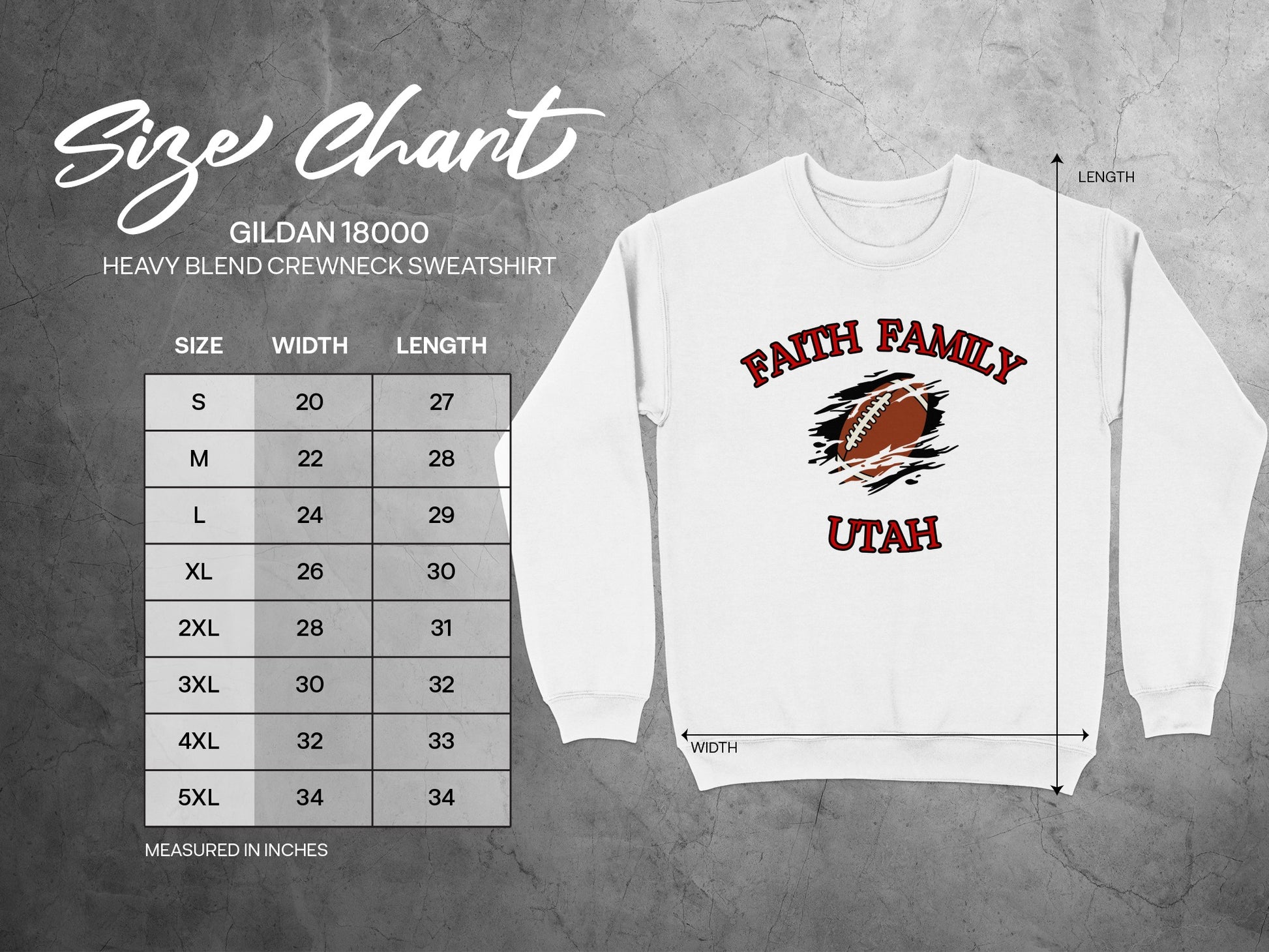 Faith Family Utah Sweatshirt Heavy Blend Sweatshirt product