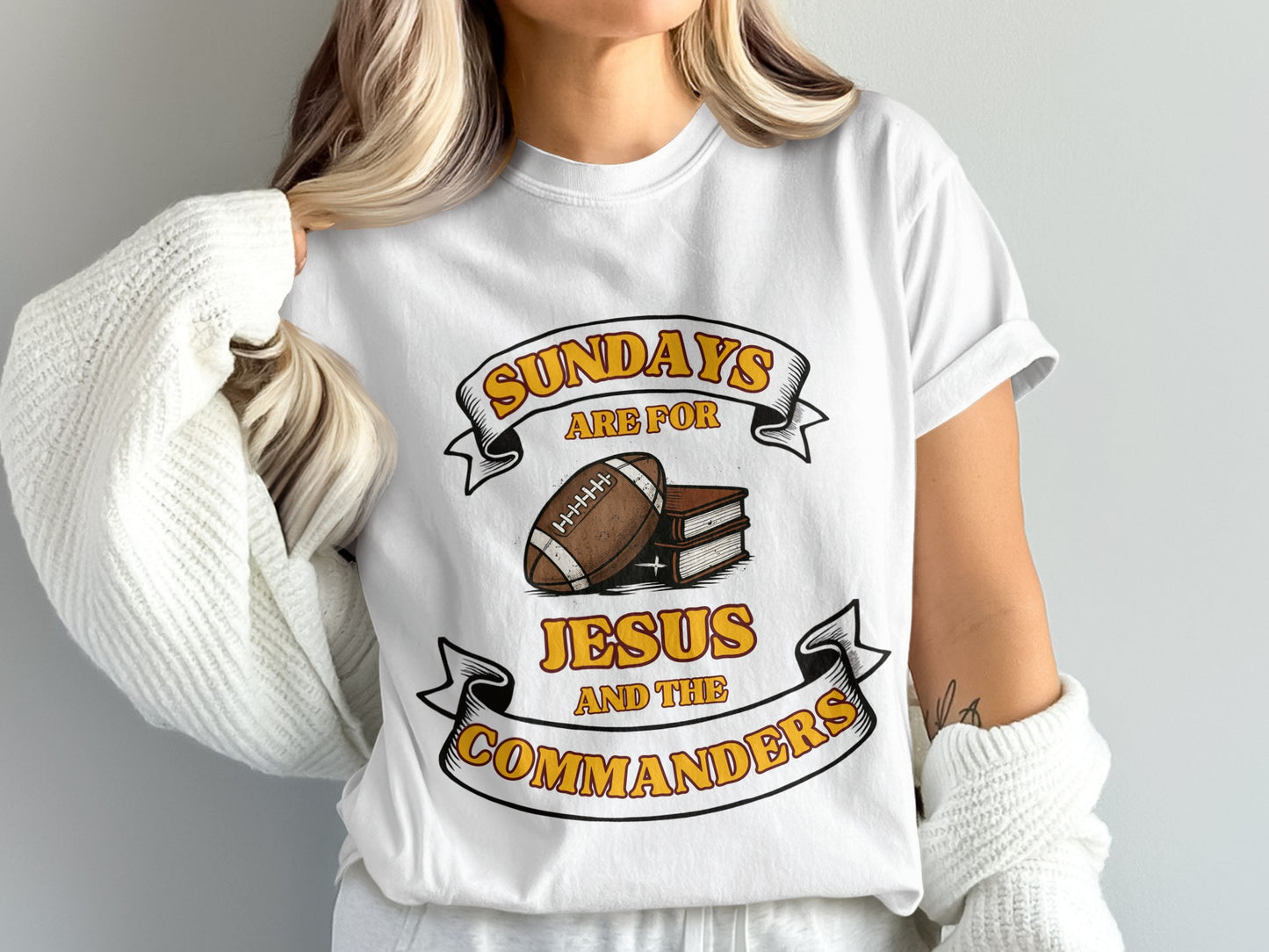 Sundays Are For Jesus And The Commanders product type
