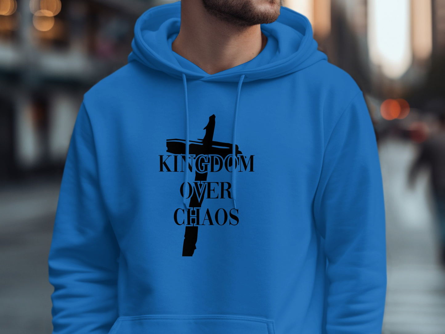 Kingdom Over Chaos Cross Hoodie Product