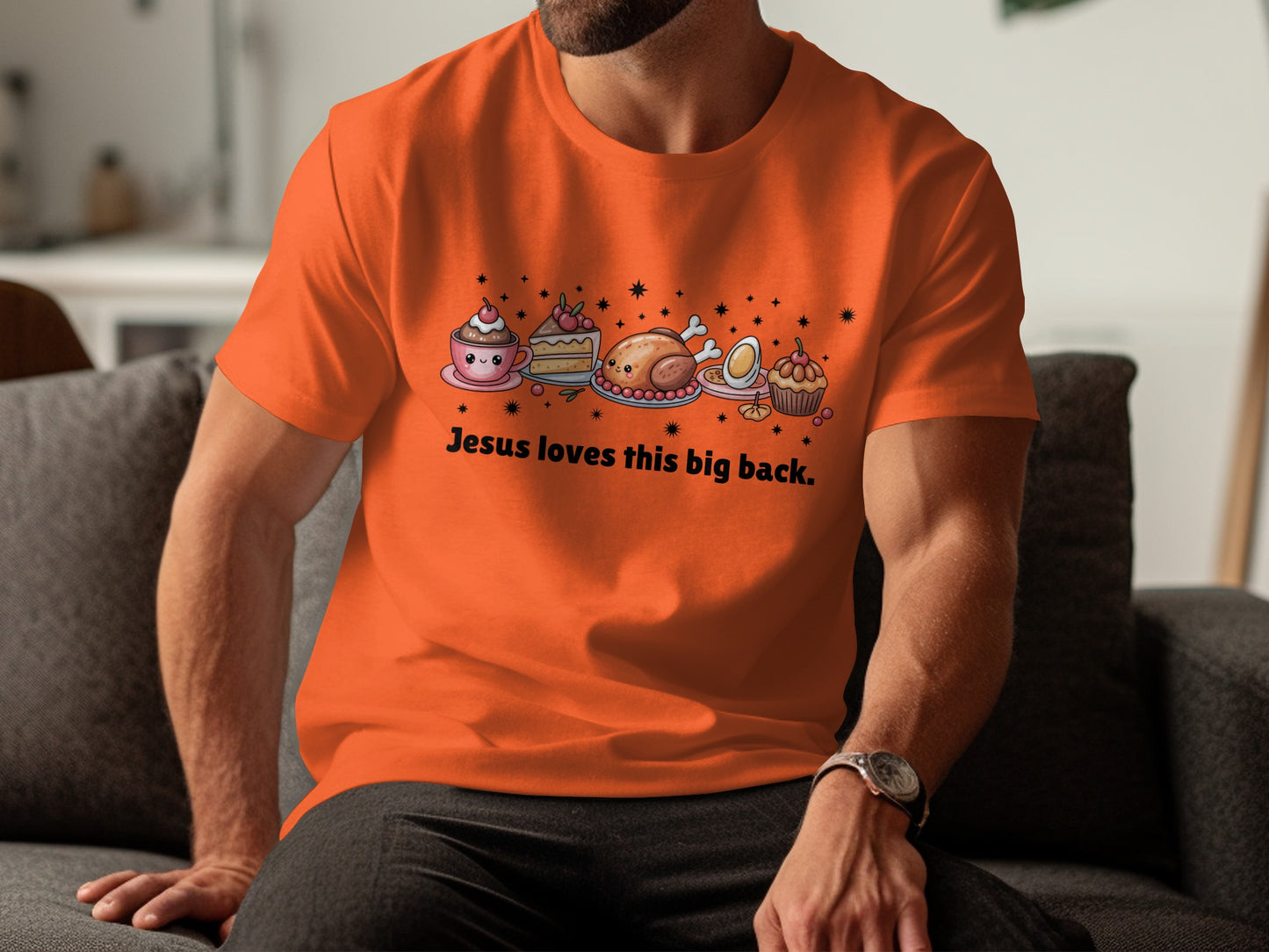 Jesus Loves This Big Back Graphic T-Shirt