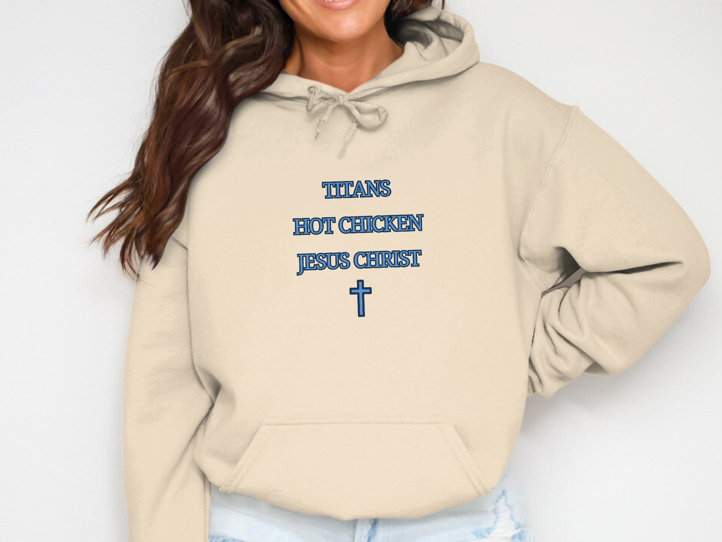 Titans Hot Chicken Jesus Christ Hoodie product type