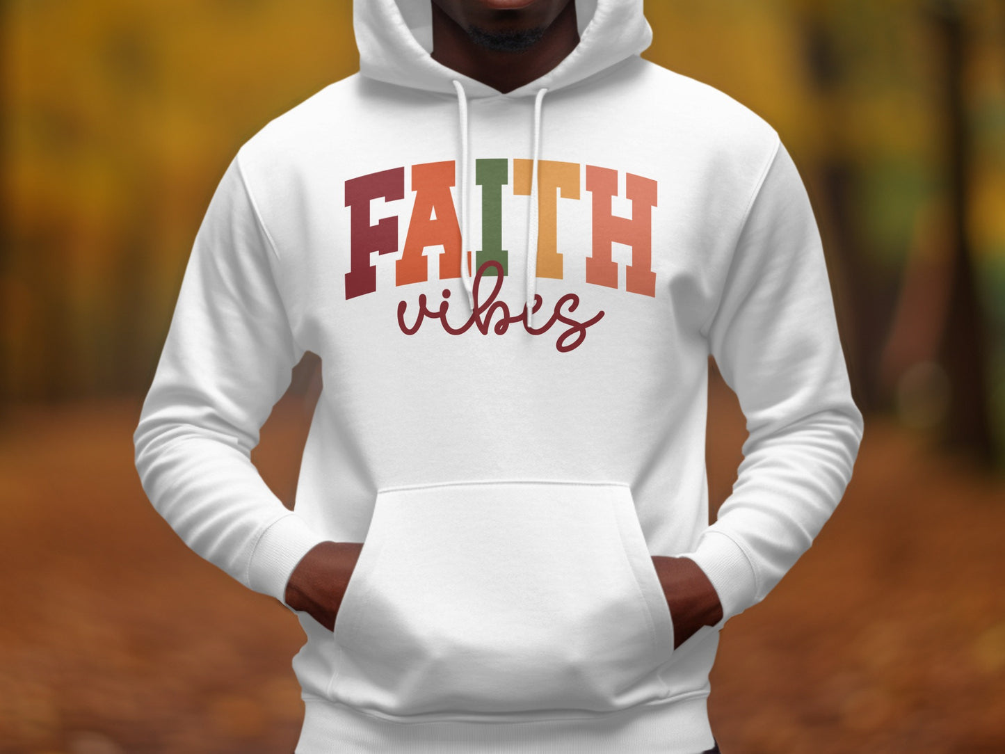 Colorful Faith Vibes Hoodie for Inspiring Casual Style