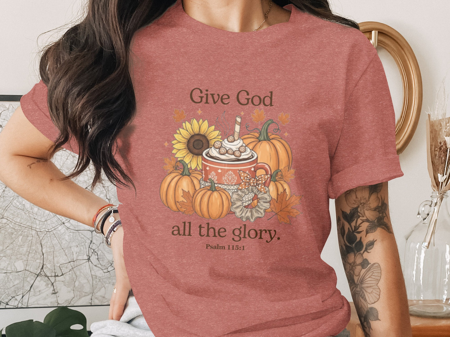 Give God All the Glory Psalm 115 T-shirt