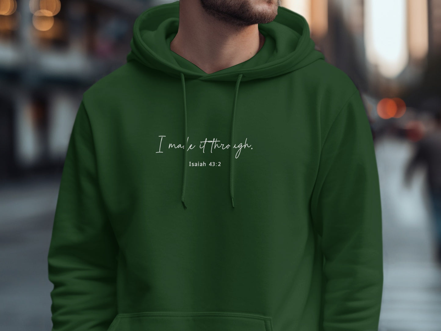 Inspiring Isaiah 43 2 Quote Hoodie product type