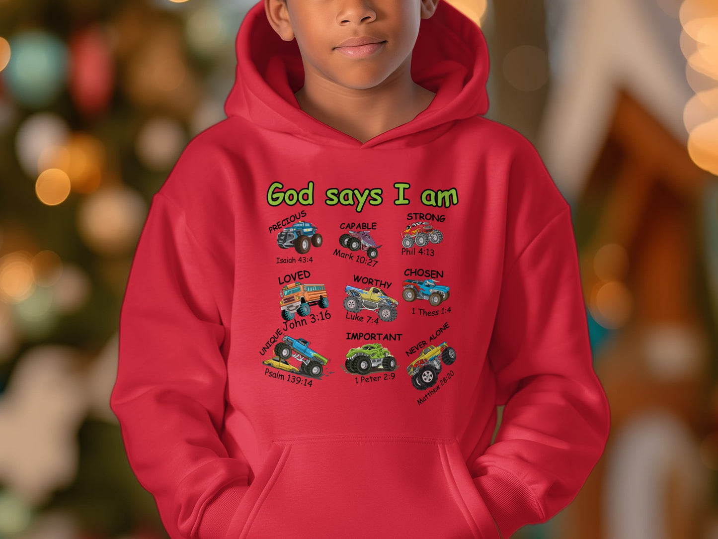 Inspirational Quotes Hoodie for Kids Holiday Special