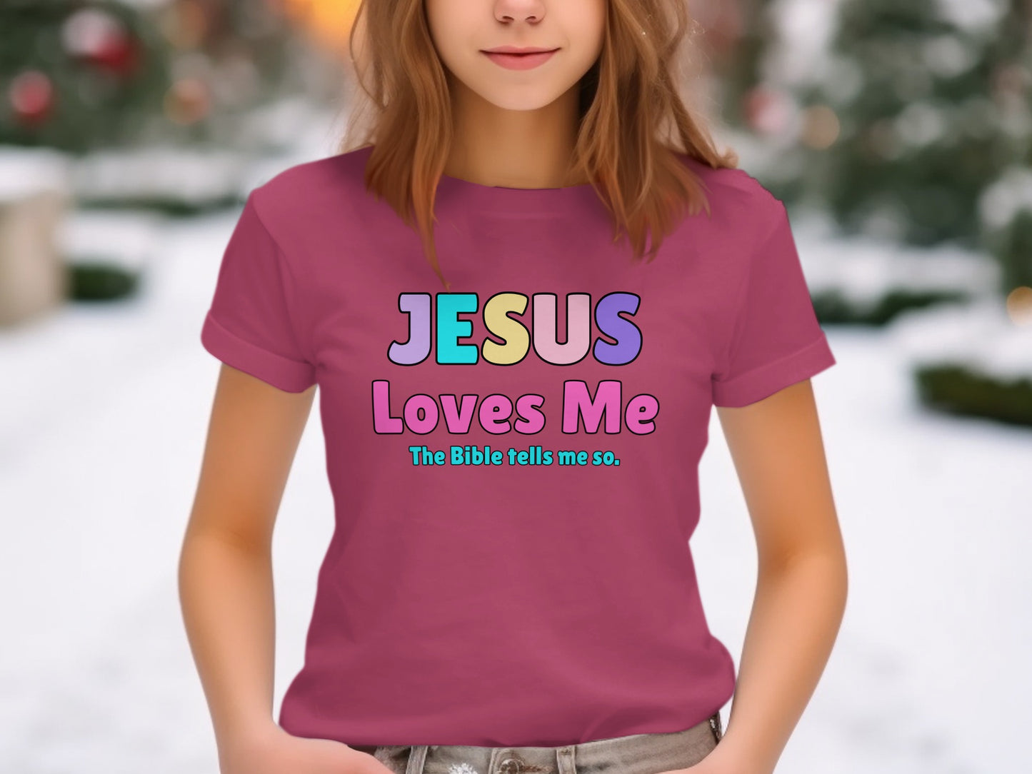 JESUS Loves Me The Bible Tells Me So T-shirt