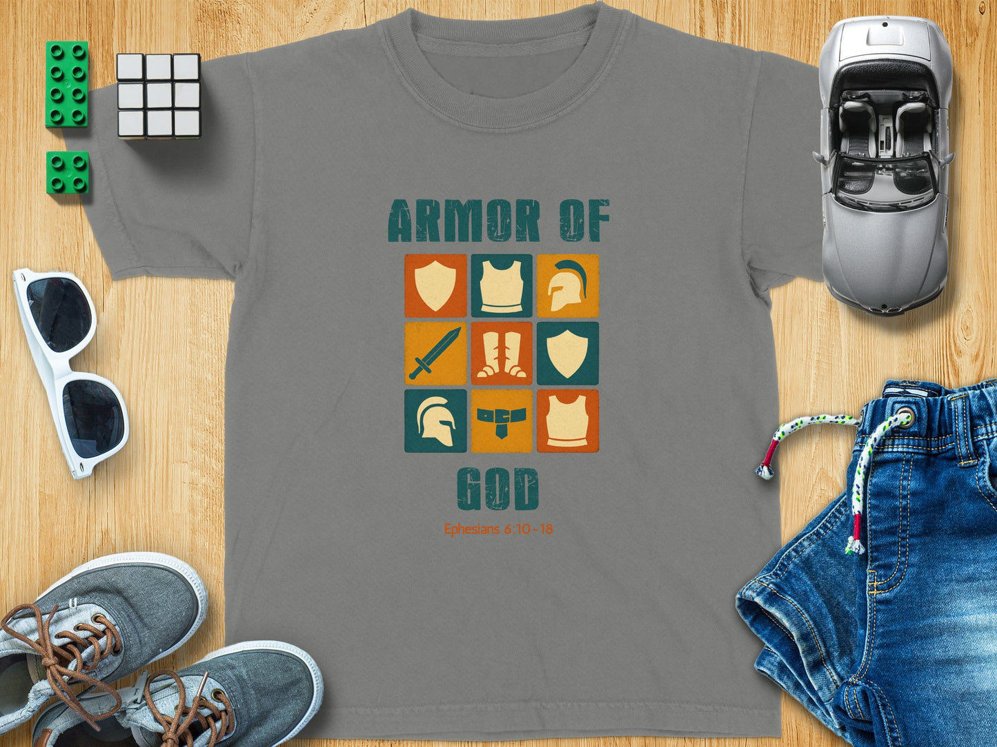 Armor of God Ephesians 6 10-18 Verse Design Shirt