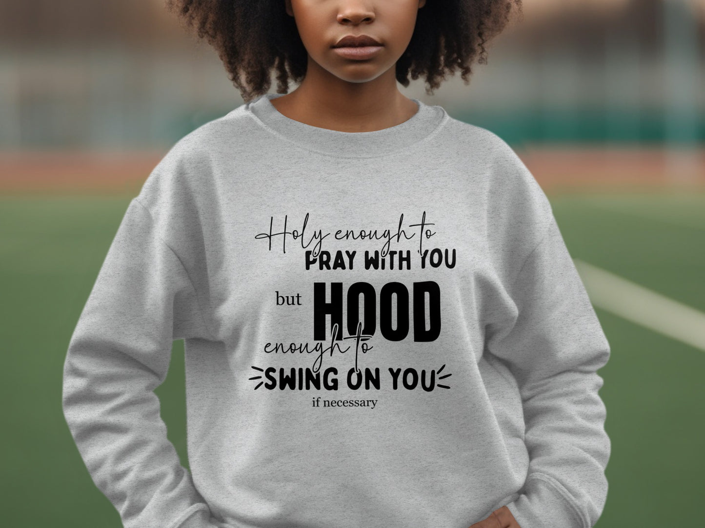 Pray with You Swing on You Hoodie product