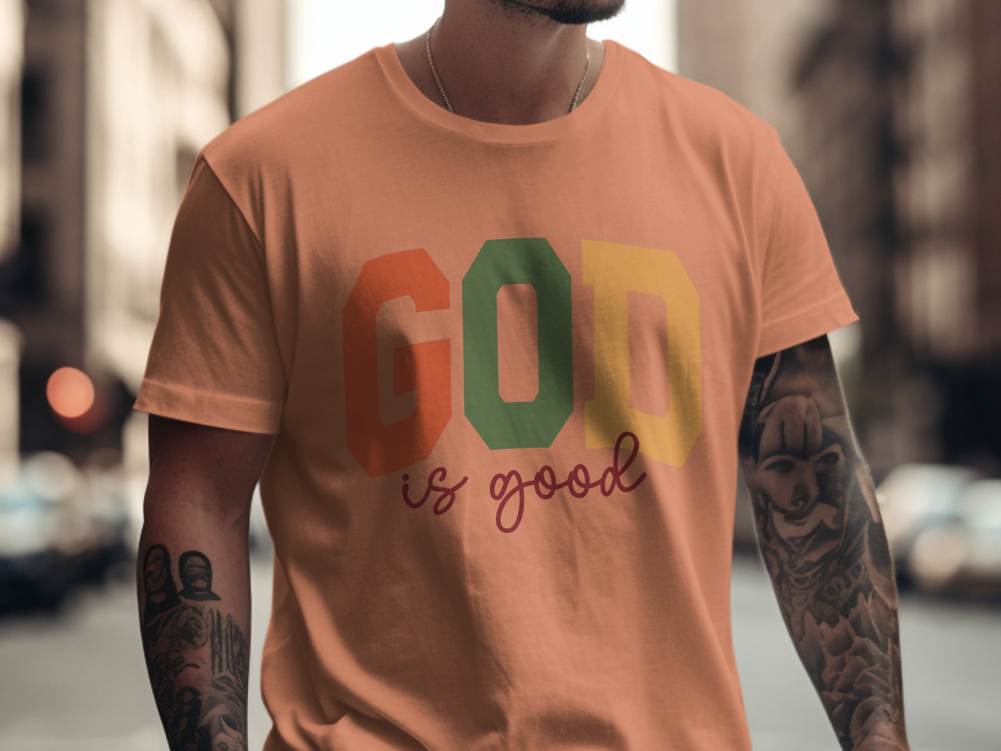 GOD is Good Inspirational Message T-shirt