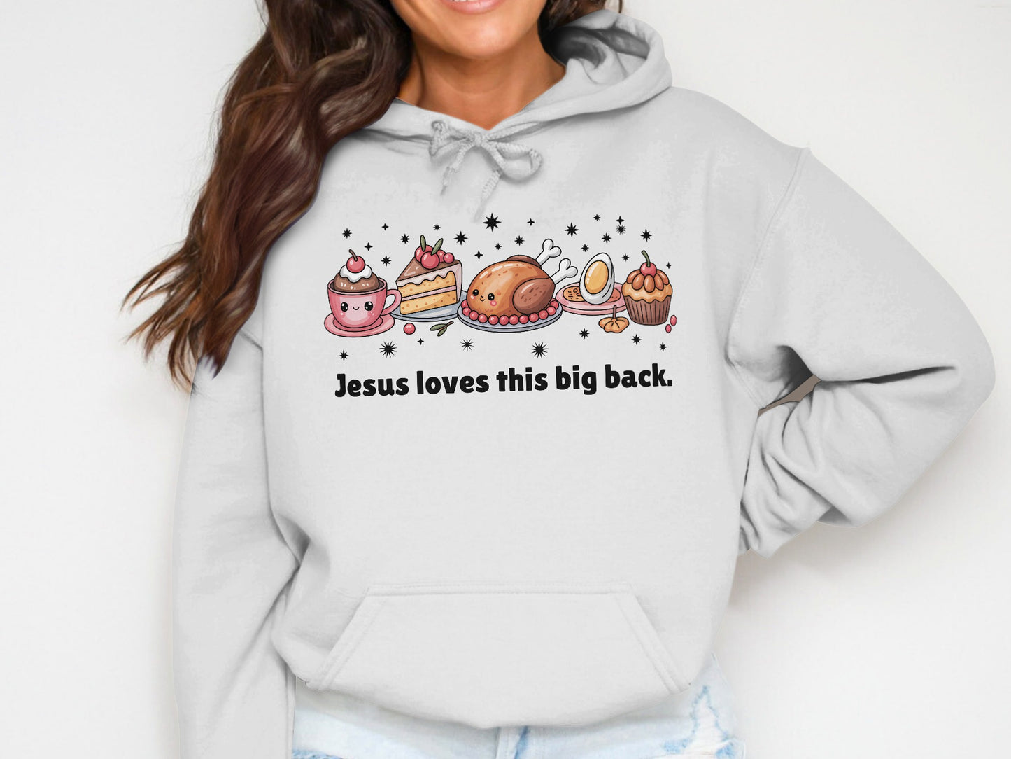 Jesus Loves This Big Back Graphic Hoodie