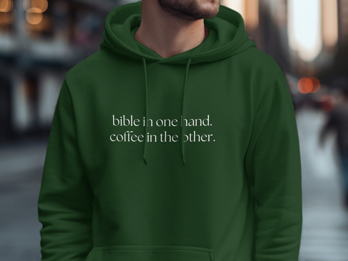 Bible in One Hand Coffee in the Other Hoodie product