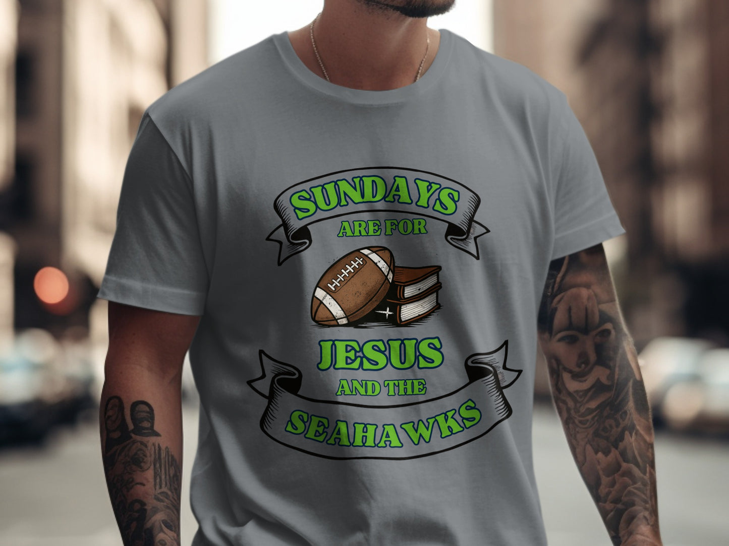 Sundays Are For Jesus and the Seahawks product
