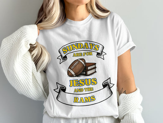 Sundays Are For Jesus And The Rams T-shirt product type