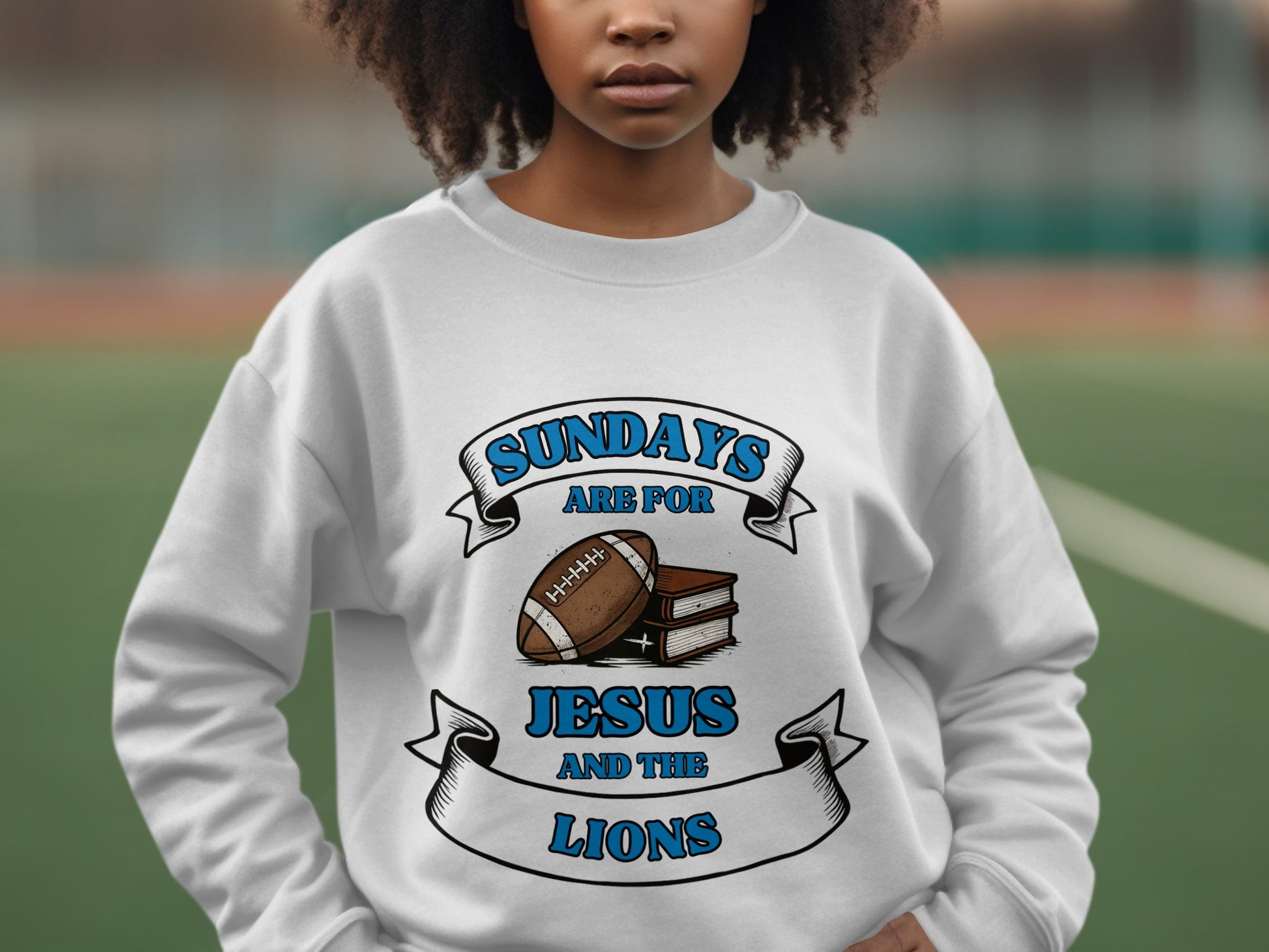 Sundays Are For Jesus and The Lions Sweatshirt product type