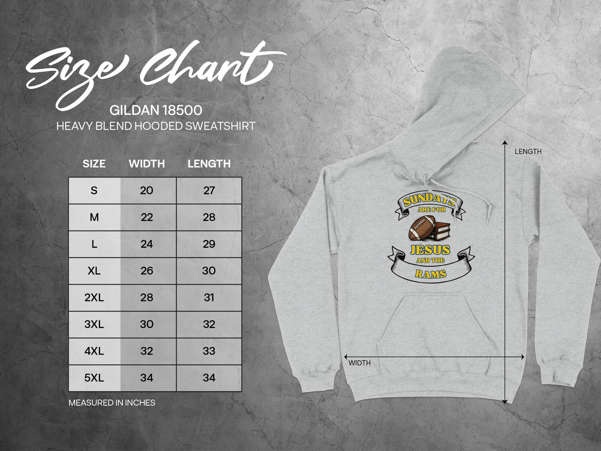 Sundays Are for Jesus and Rams Sweatshirt product type